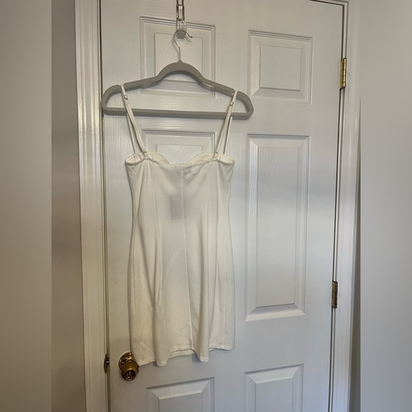 Michael Costello x REVOLVE Noelle Mini Dress in Ivory - Picture 8 of 9